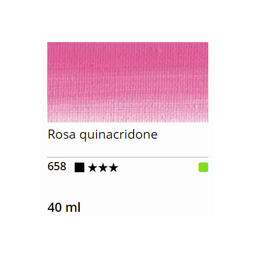 Sennelier Olej Rive Gauche 40 ml 658 Quinacridone Pink - Image 2