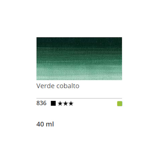 Sennelier Olej Rive Gauche 40 ml 836 Cobalt Green Deep Hue - Image 2