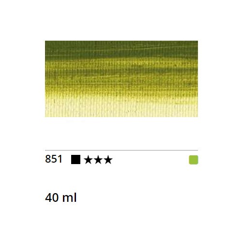 Sennelier Olej Rive Gauche 40 ml 851 Golden Green - Image 2