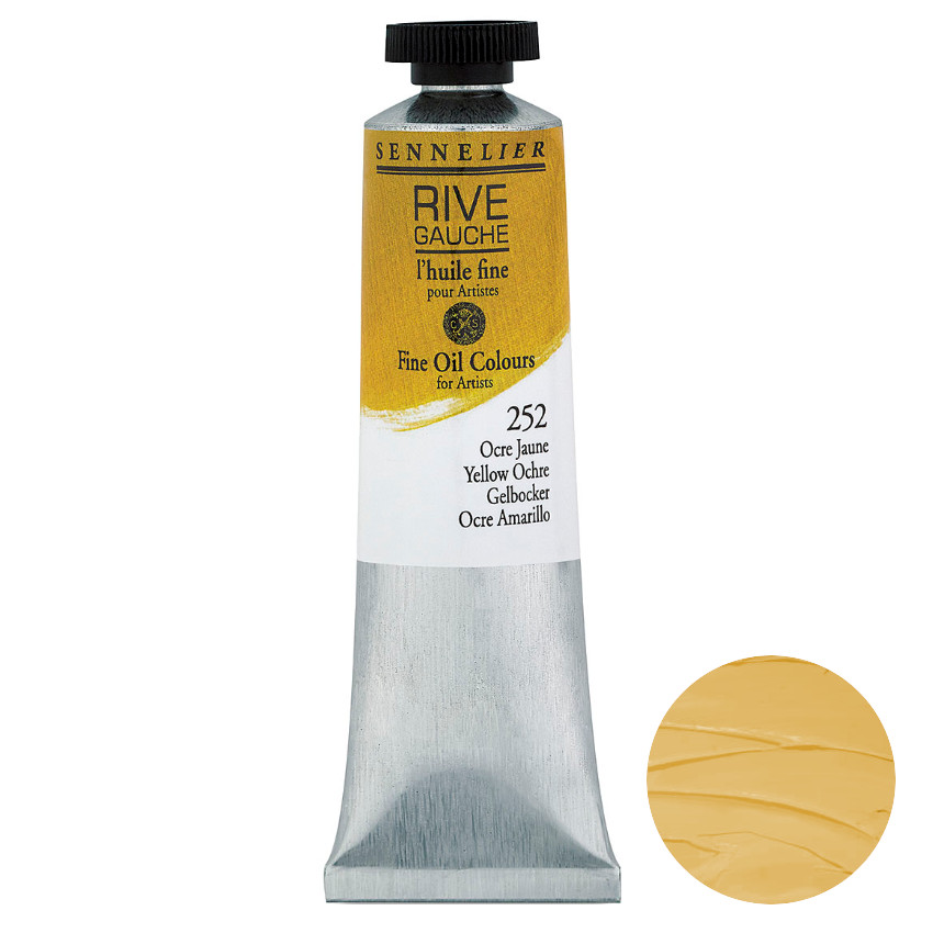 Sennelier Olej Rive Gauche 40 ml 252 Yellow Ochre