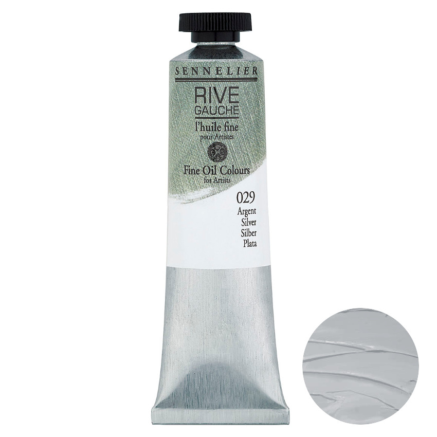 Sennelier Olej Rive Gauche 40 ml 029 Silver