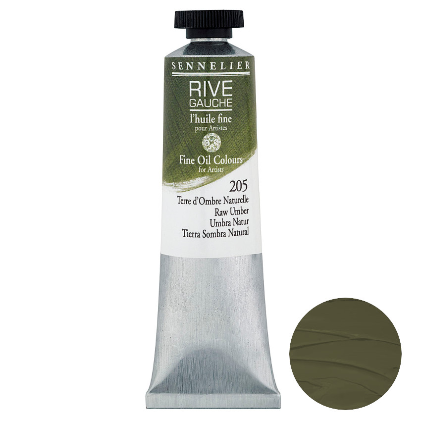 Sennelier Olej Rive Gauche 40 ml 205 Raw Umber