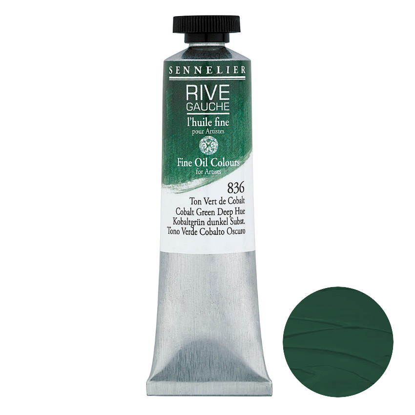 Sennelier Olej Rive Gauche 40 ml 836 Cobalt Green Deep Hue
