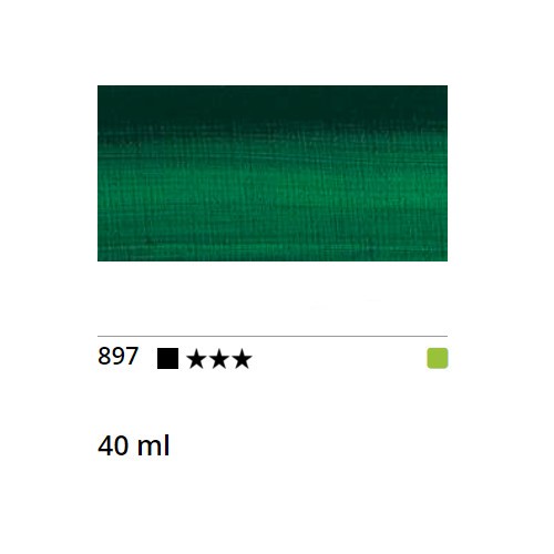 Sennelier Olej Rive Gauche 40 ml 897 Phthalo Green Yellowe Shade - Image 2