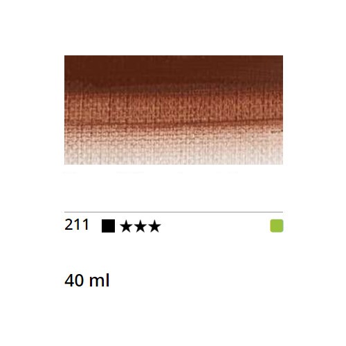 Sennelier Olej Rive Gauche 40 ml 211 Burnt Sienna - Image 2