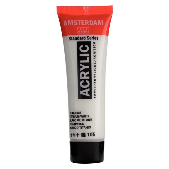 Akryl Amsterdam St. 20 ml - 105 Titanium White