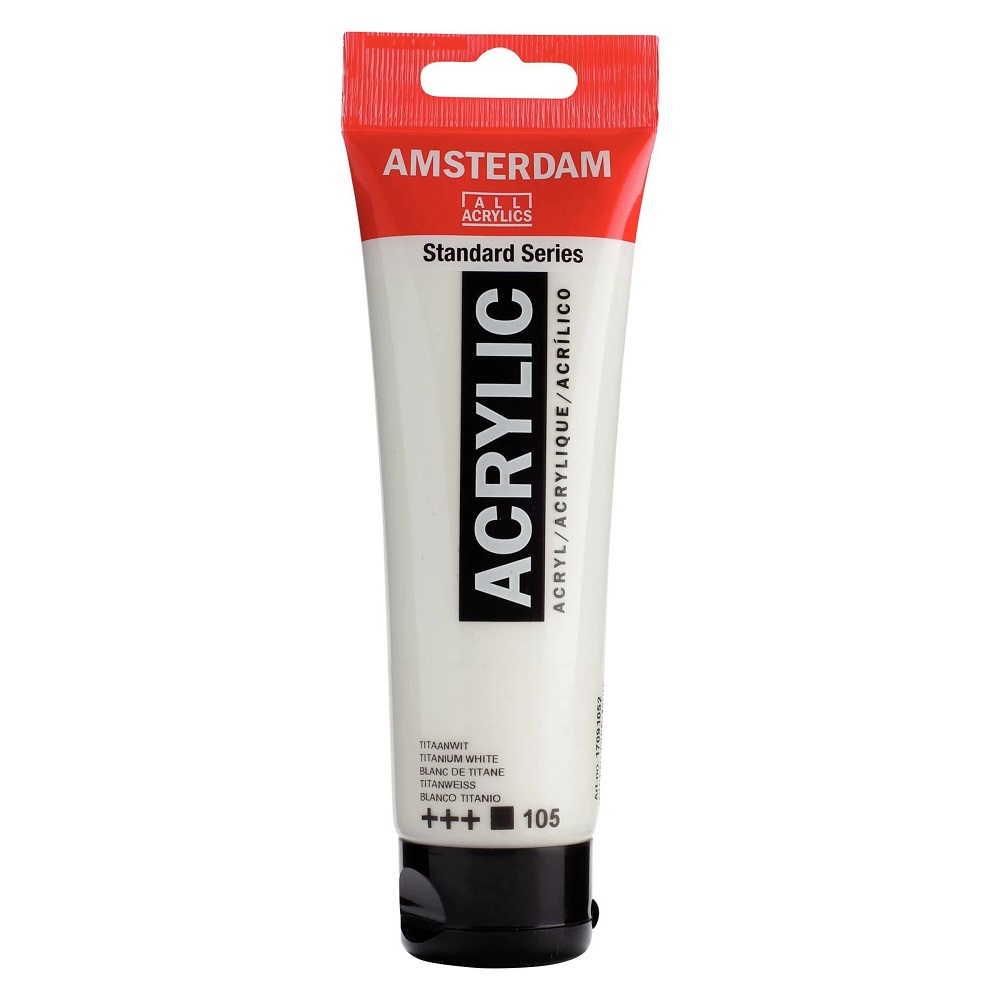 Akryl Amsterdam St. 120 ml - 105 Titanium White