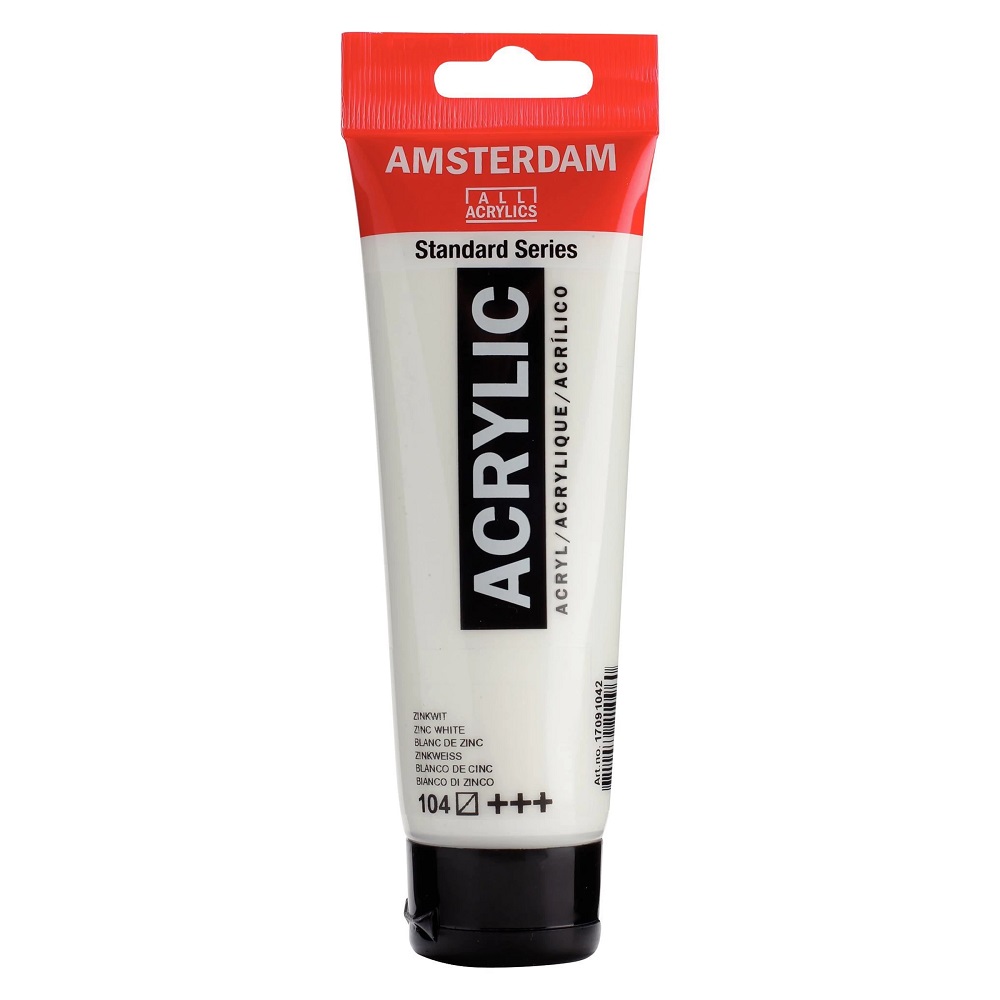 Akryl Amsterdam St. 120 ml - 104 Zinc White