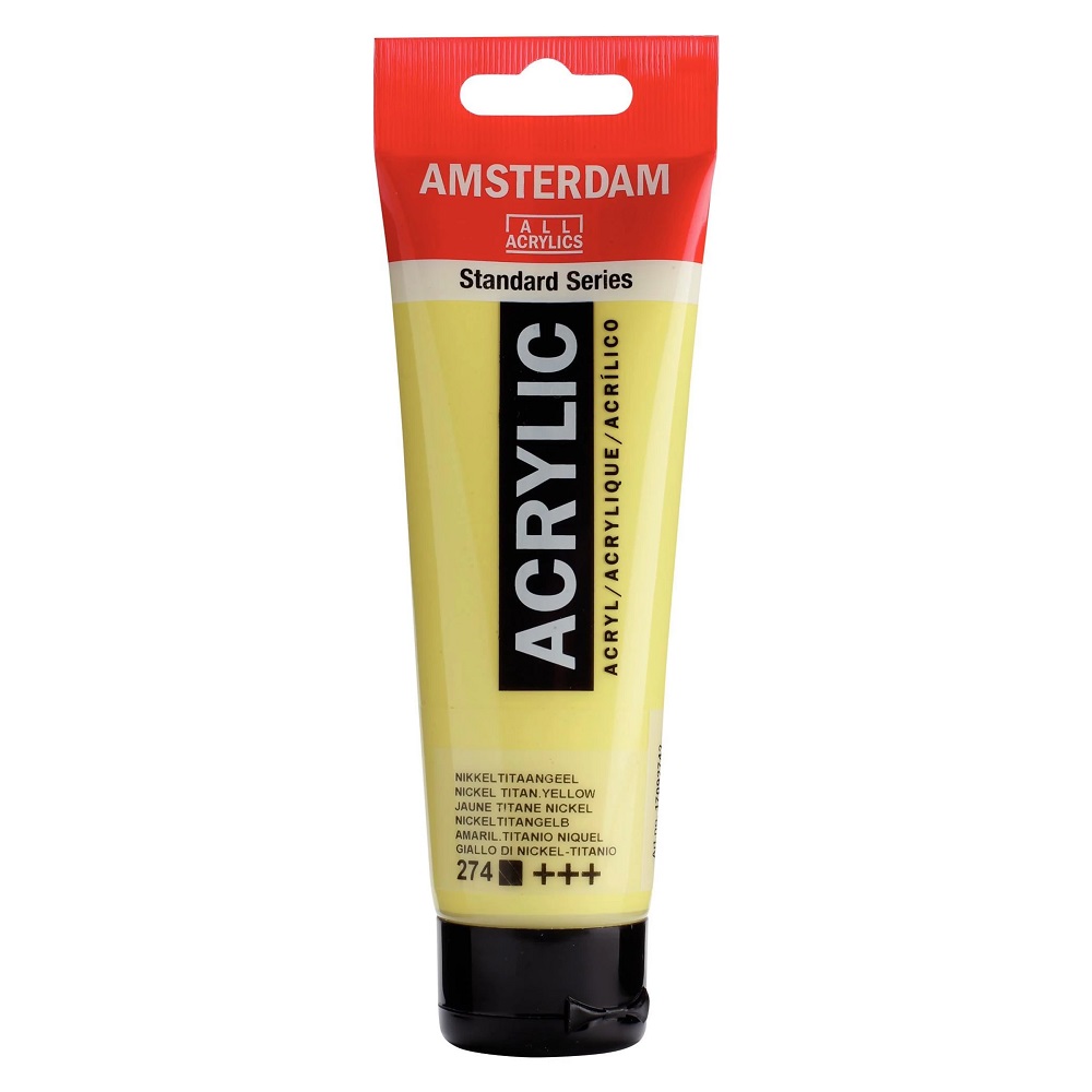 Akryl Amsterdam St. 250 ml - 274 Nickel Titanium Yellow