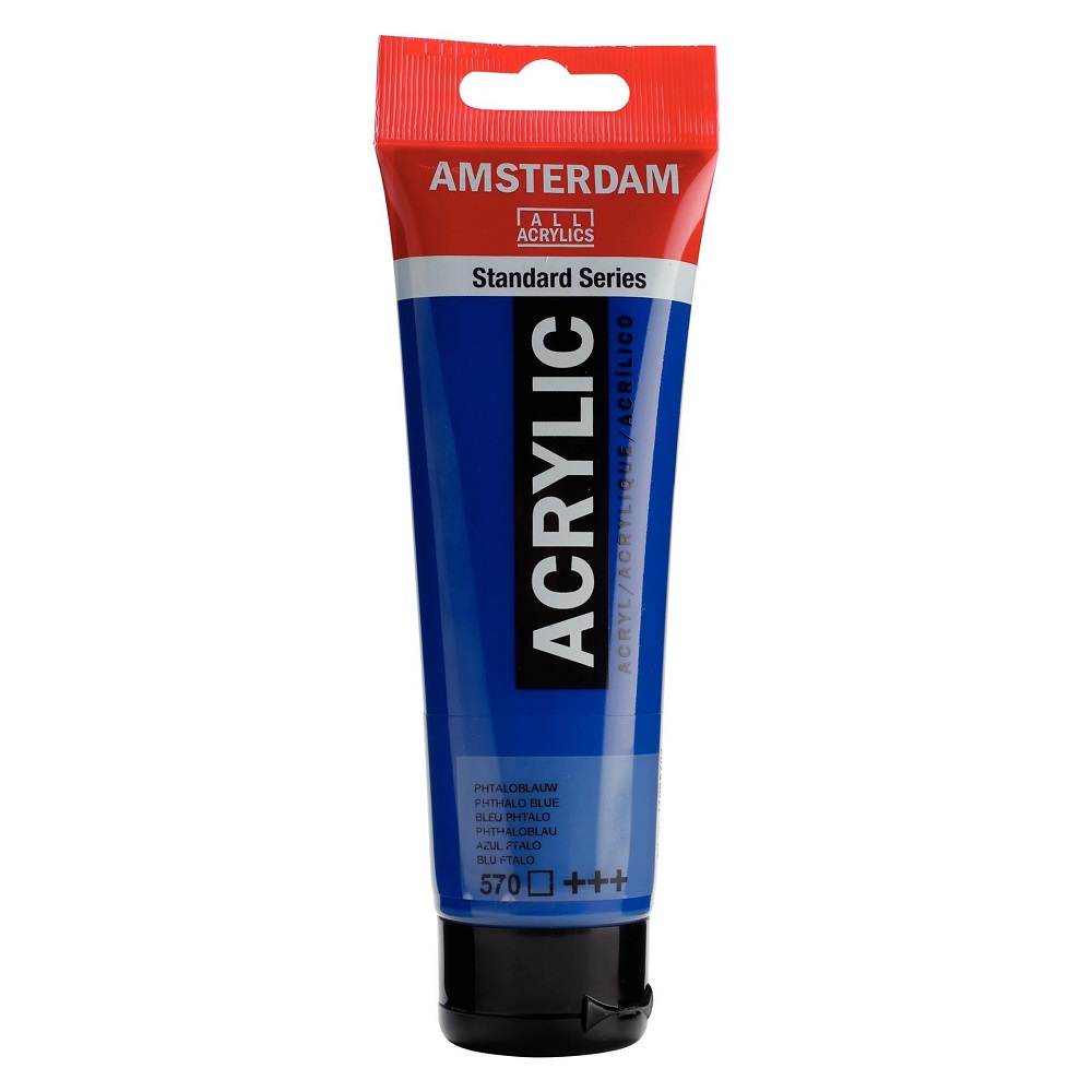 Akryl Amsterdam St. 120 ml - 570 Phthalo Blue