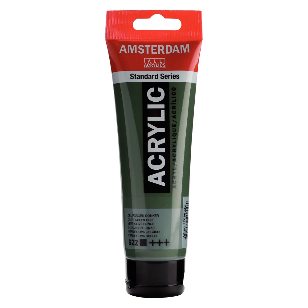 Akryl Amsterdam St. 120 ml - 622 Olive Green Deep