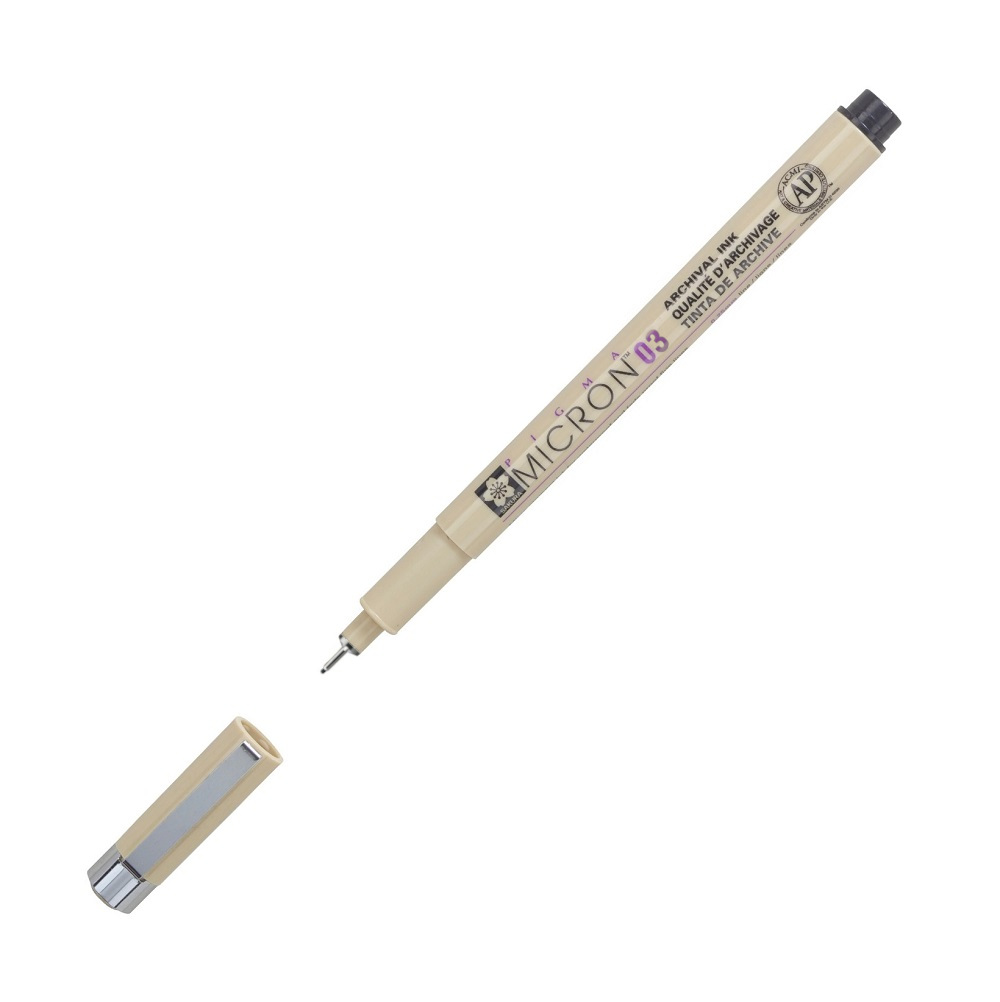Pigma Micron - technický fix 03 (0,35 mm) 49 Black