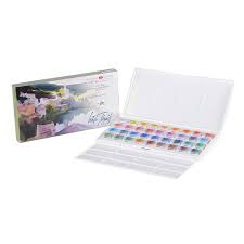 Bílé noci - sada akvarelových barev 36 ks - White nights plastix box 36 full pans- Nevskaya Palitra - Saint Petersburg limited edition - Image 2