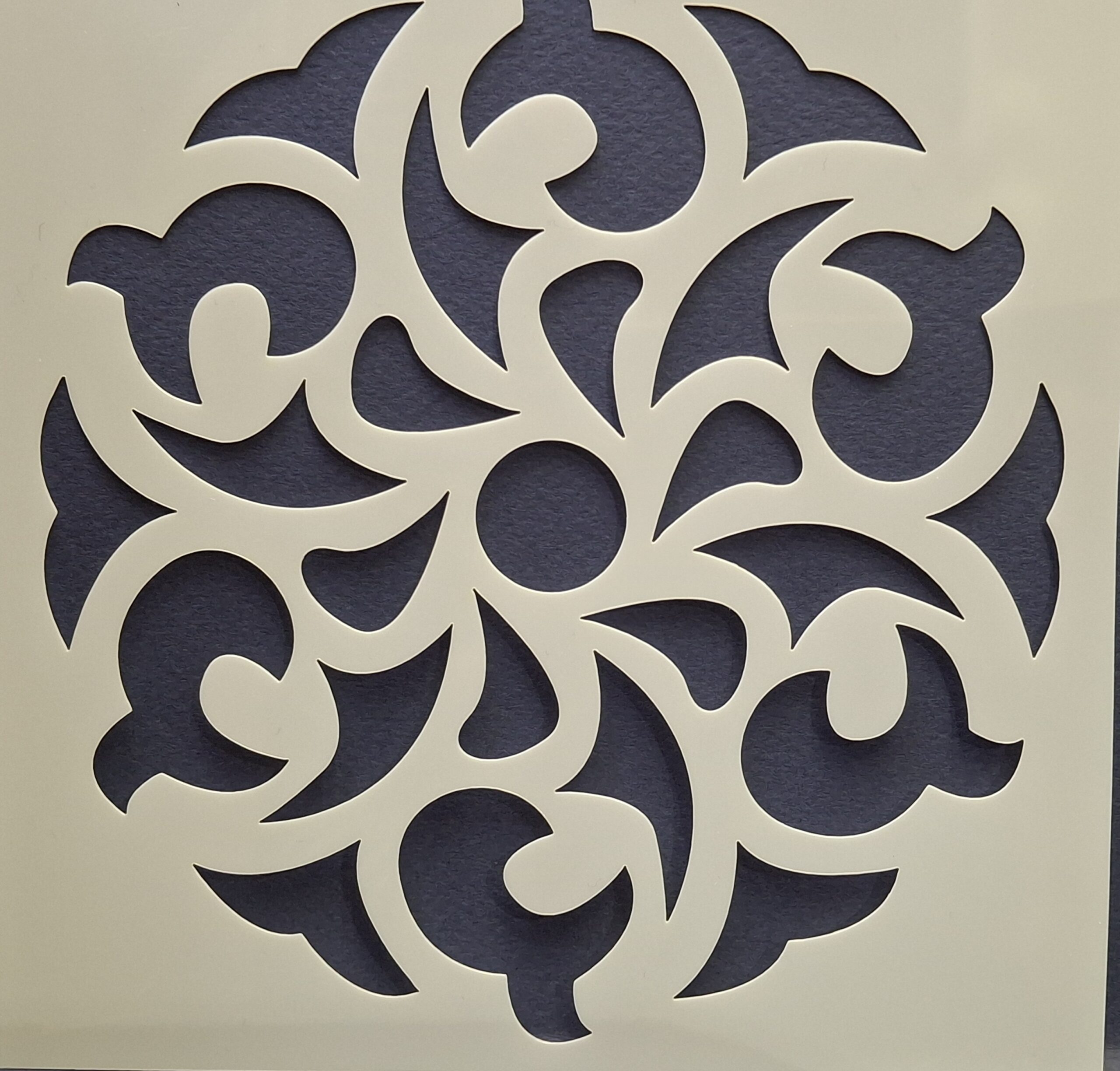 MANDALA 1 -plastová šablona 15x15cm
