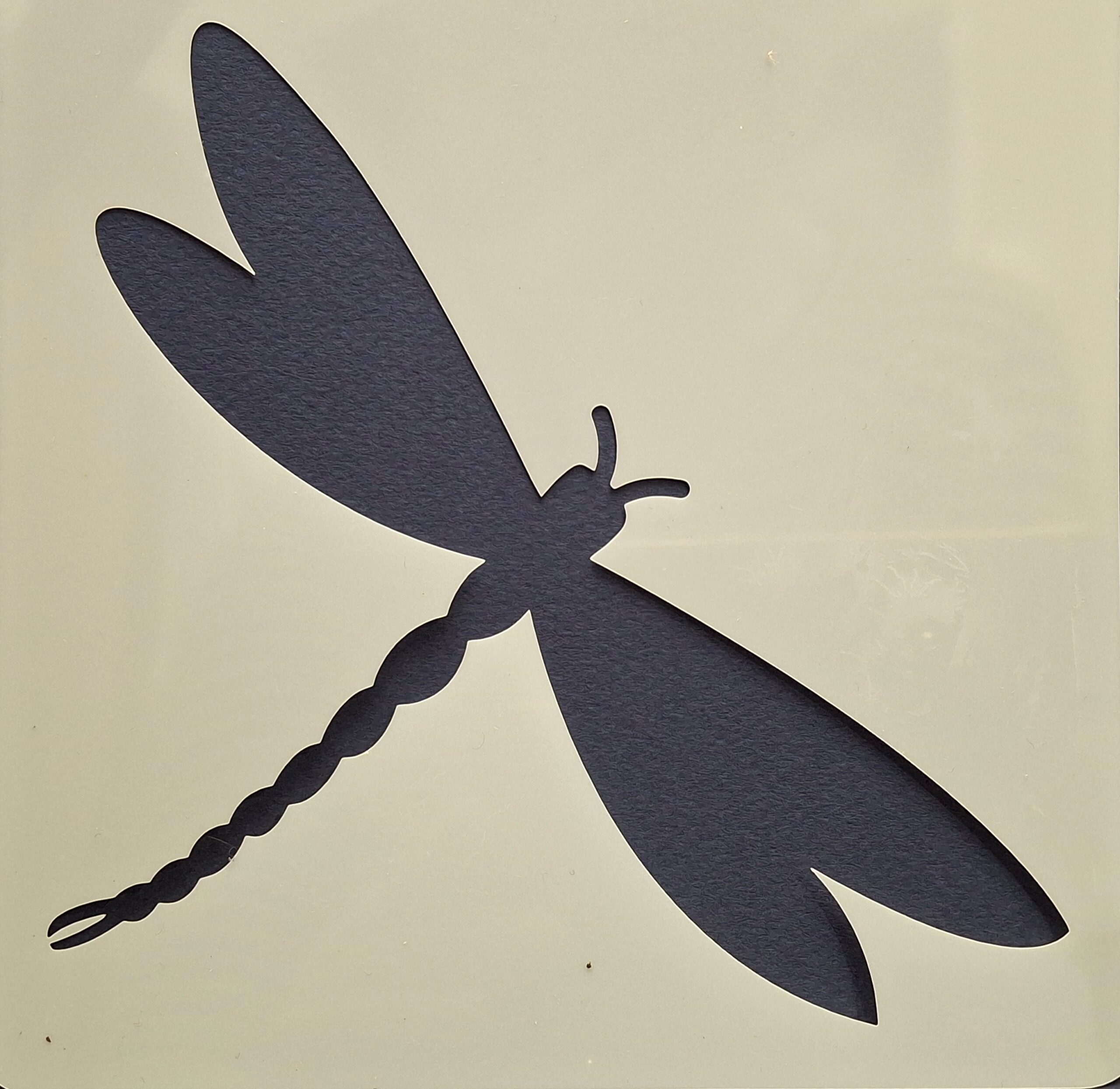 VÁŽKA -plastová šablona 15x15cm