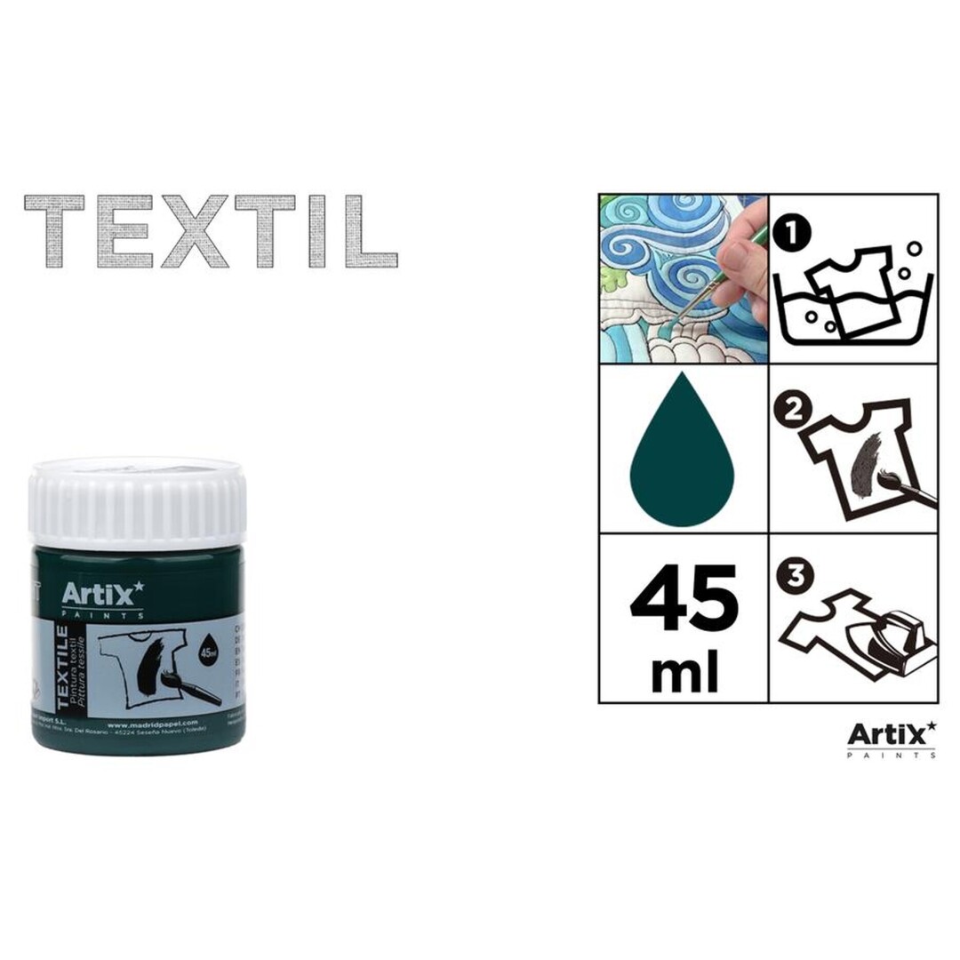 INDIGO GREEN 45 ml -TEXTILNÍ BARVA ARTIX